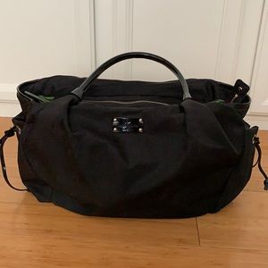Black Kate spade diaper bag